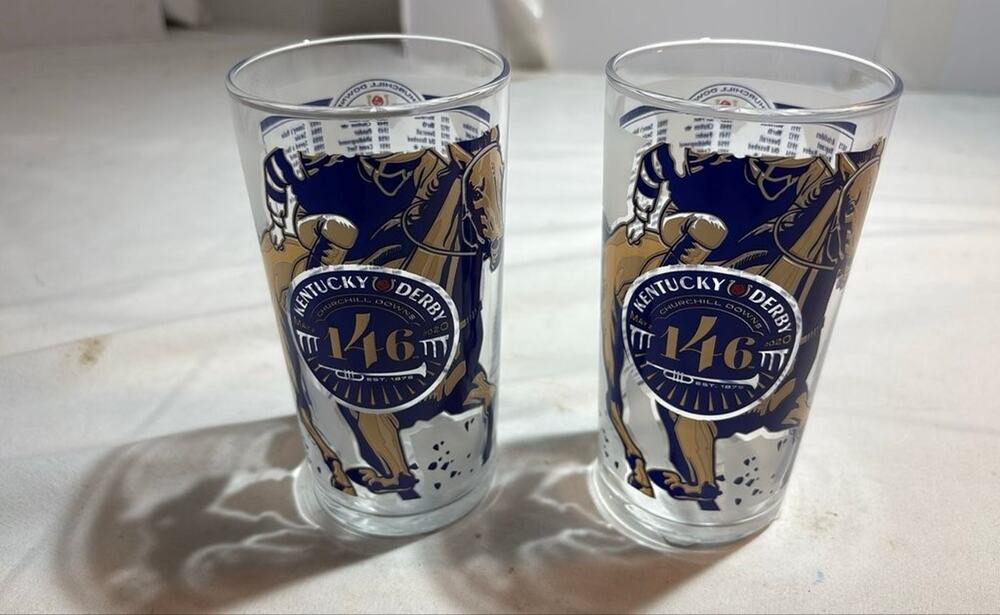Kentucky Derby 146 Commemorative Glasses